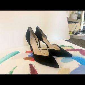Black Suede Marc Fisher Heels